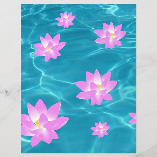 Lotus Flower Paper (Achterkant)