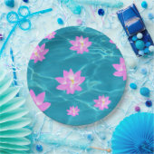 Lotus Flower Papieren Bordje (Feest)