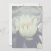 Lotus Flower Party Kaart (Achterkant)