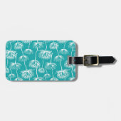 Lotus Flower-patroon Bagagelabel (Voorkant horizontaal)