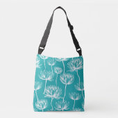 Lotus Flower-patroon Crossbody Tas (Voorkant)