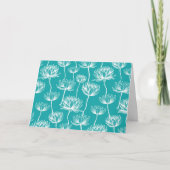 Lotus Flower-patroon Kaart (Voorkant)