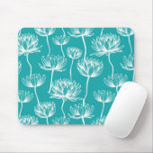 Lotus Flower-patroon Muismat (Met muis)