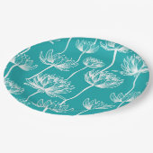 Lotus Flower-patroon Papieren Bordje (Gekanteld)