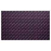 Lotus Flower Pattern in Paarse kleur Stof (Yard (91,4 cm))