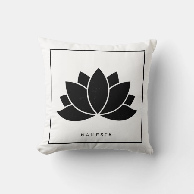 Lotus Flower Pillow Kussen (Voorkant)