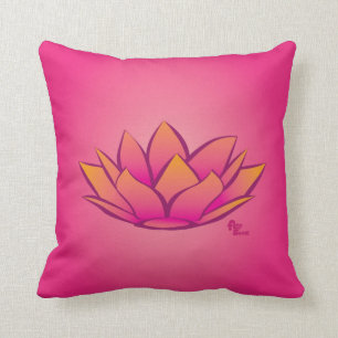 Lotus Flower Pillow Kussen