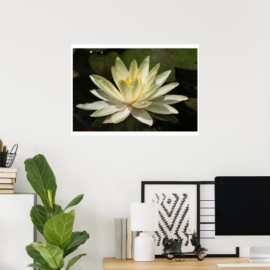 Lotus Flower Poster (Thuiskantoor)
