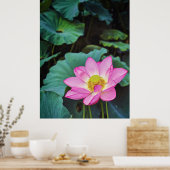 Lotus Flower Poster (Keuken)
