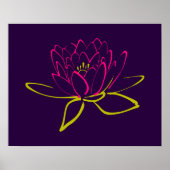 Lotus Flower Poster (Voorkant)