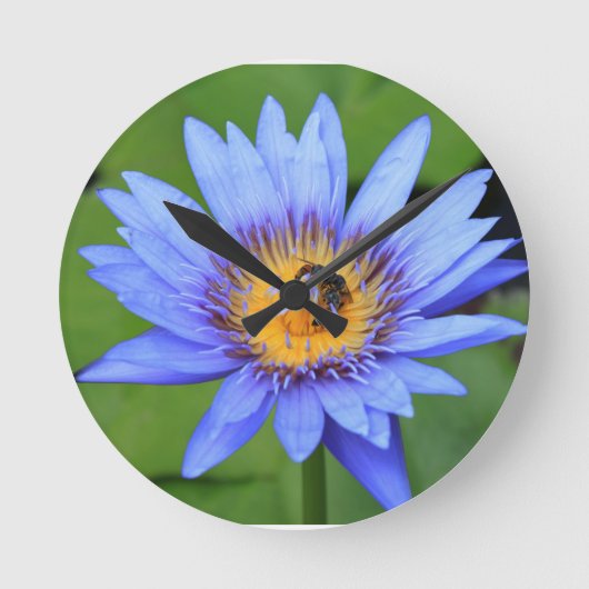 Lotus flower ronde klok (Voorkant)