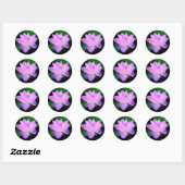 Lotus Flower Ronde Sticker (Vel)