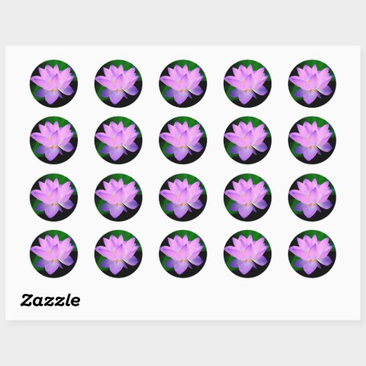 Lotus Flower Ronde Sticker (Vel)