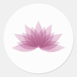 Lotus flower ronde sticker