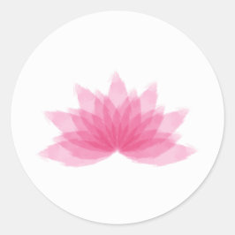 Lotus flower ronde sticker