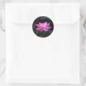 Lotus Flower Ronde Sticker (Tas)
