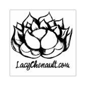 Lotus Flower Rubberstempel (Afrduk)