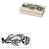 Lotus Flower Rubberstempel (Gestempeld)
