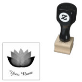 Lotus Flower Rubberstempel (Gestempeld)