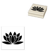 Lotus Flower Rubberstempel (Gestempeld)