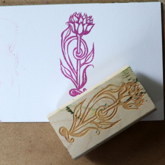 Lotus Flower Rubberstempel