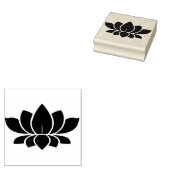 Lotus Flower Rubberstempel (Gestempeld)