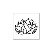 LOTUS FLOWER Sign Punch Kaart loyalty card Rubberstempel (Afrduk)