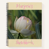 Lotus Flower Sketchbook Notitieboek (Voorkant)