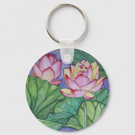 Lotus Flower Sleutelhanger (Voorkant)