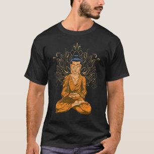 Lotus Flower Spirituele Meditation Zen Buddhism Bu T-shirt