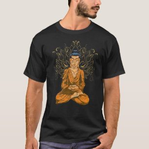 Lotus Flower Spirituele Meditation Zen Buddhism Bu T-shirt