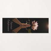 Lotus Flower Spirituele Verlichting Yogamat (Voorkant (horizontaal))
