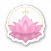 Lotus Flower Sticker (Voorkant)