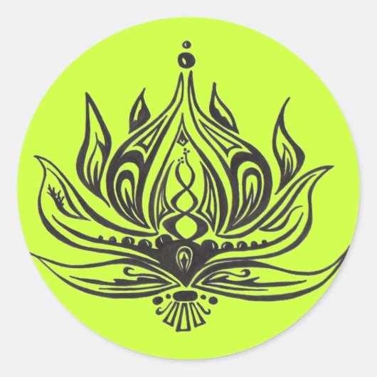 LOTUS FLOWER STICKER (Voorkant)