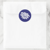Lotus Flower Sticker (indigo) (Tas)