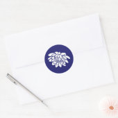Lotus Flower Sticker (indigo) (Envelop)