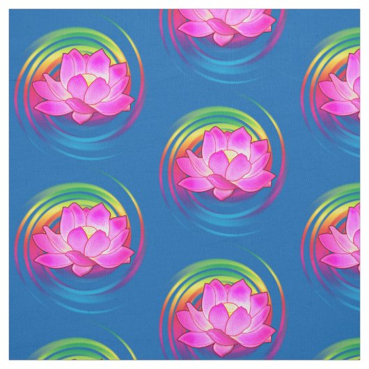 Lotus Flower Stof (Swatch)