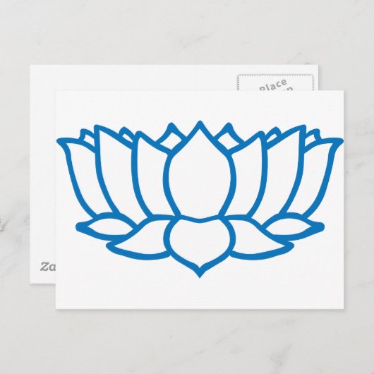 Lotus Flower-symbool Briefkaart (Voorkant / Achterkant)
