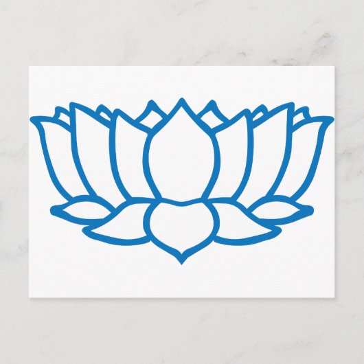 Lotus Flower-symbool Briefkaart (Voorkant)