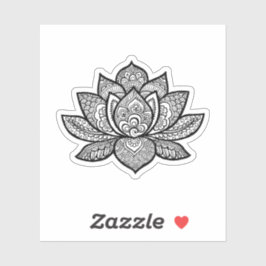 Lotus Flower tattoo ontwerp sticker