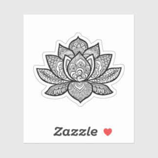 Lotus Flower tattoo ontwerp sticker