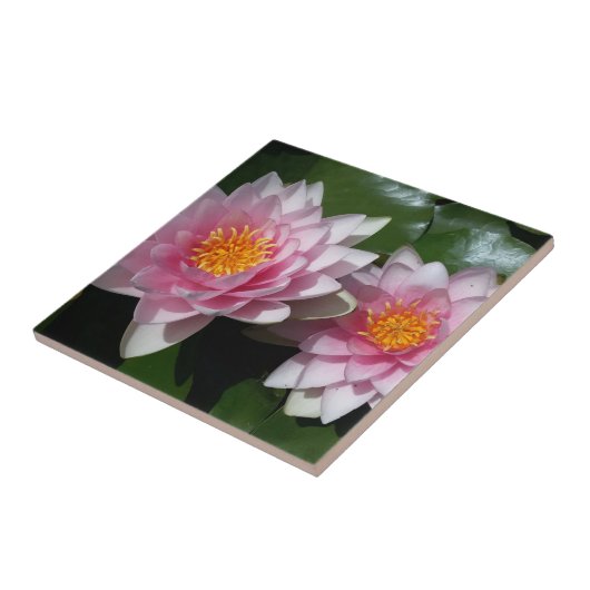 Lotus Flower Tegeltje (Zijkant)