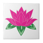 Lotus Flower Tegeltje (Voorkant)
