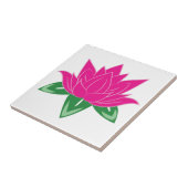 Lotus Flower Tegeltje (Zijkant)