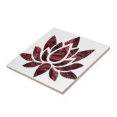 Lotus Flower Tegeltje (Zijkant)