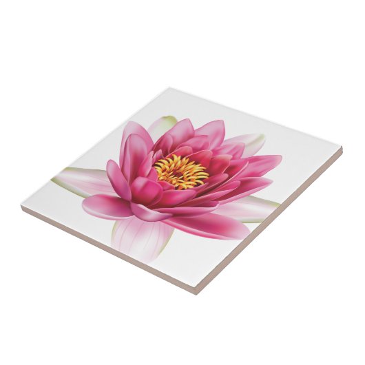 Lotus Flower Tegeltje (Zijkant)