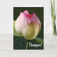 Lotus Flower Thankyou-kaart