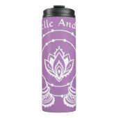 Lotus Flower Thermal Tumbler Thermosbeker (Voorkant)