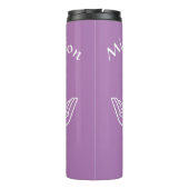 Lotus Flower Thermal Tumbler Thermosbeker (Achterkant)