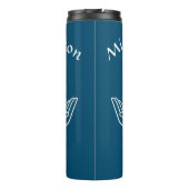Lotus Flower Thermal Tumbler Thermosbeker (Achterkant)
